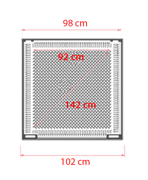 Tampa Casa de Máquinas Rebaixada